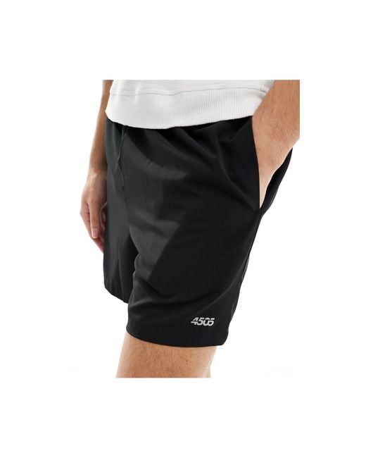ASOS 4505 White Icon 5 Inch Training Shorts With Quick Dry 2 Pack for men