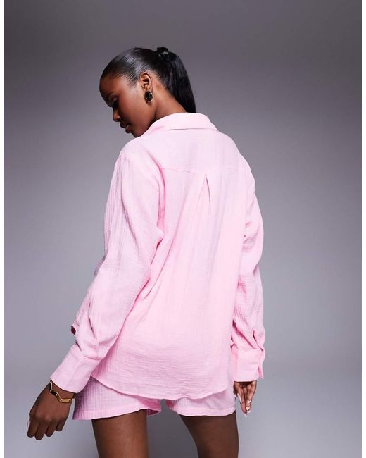 Camicia di Missy Empire in Pink