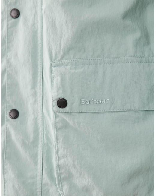 Barbour Gray Solway Showerproof Jacket for men