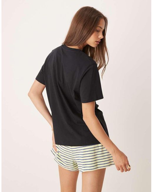 ASOS Black Regular Fit T-Shirt With New Mexico Sunflower Graphic