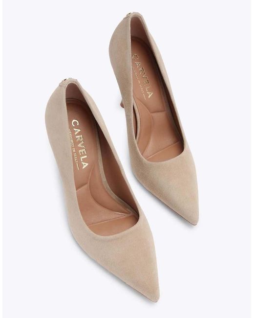 Carvela Kurt Geiger White Incanto Court Shoes