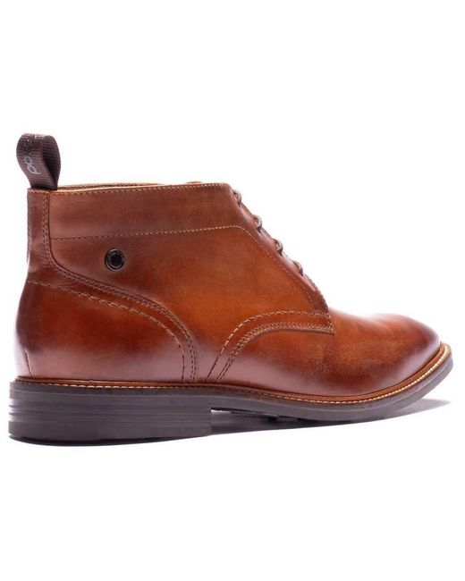 Base London Brown Belgrave Chukka Boot for men