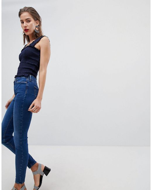 molly high waist jeans black