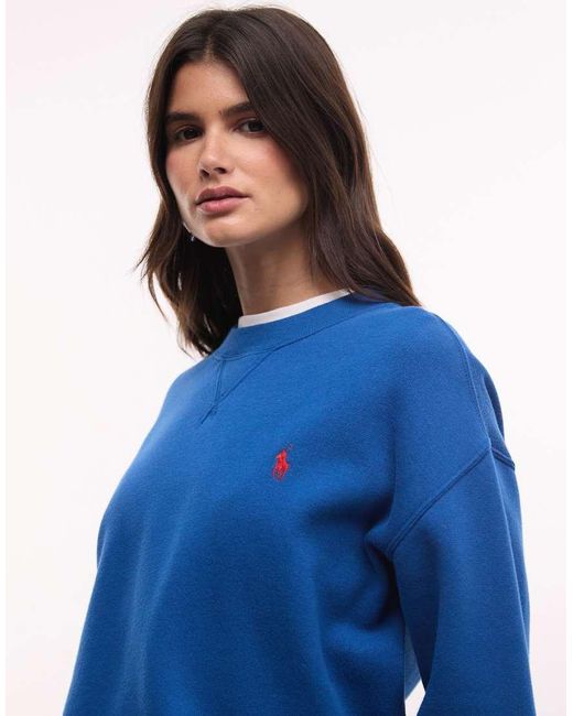 Polo Ralph Lauren Blue Icon Logo Sweatshirt