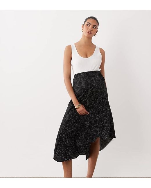 Mama.licious Black Mamalicious Maternity Woven Maxi Skirt