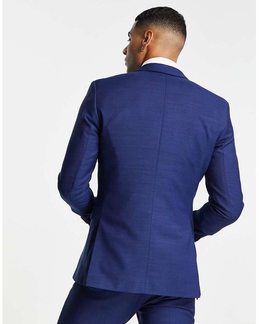 Jack & Jones Blue Premium Slim Fit Suit Jacket for men