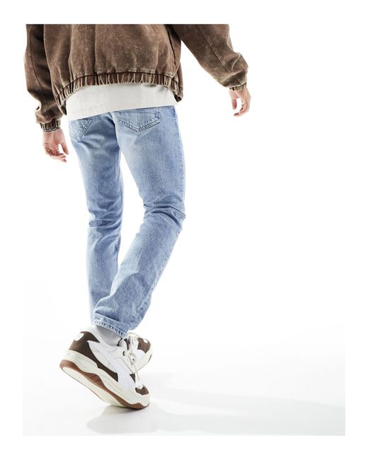 3301 - jean slim - délavé vintage G-Star RAW pour homme en coloris White
