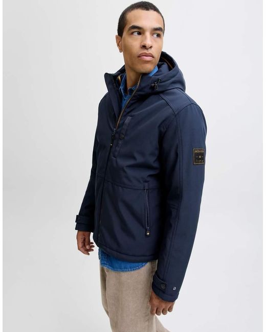 Jack & Jones Blue Softshell Jacket for men