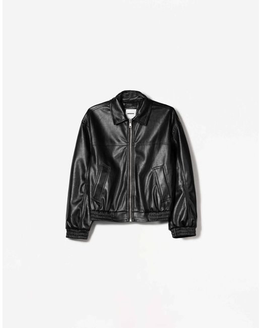 Bershka White – oversize-jacke