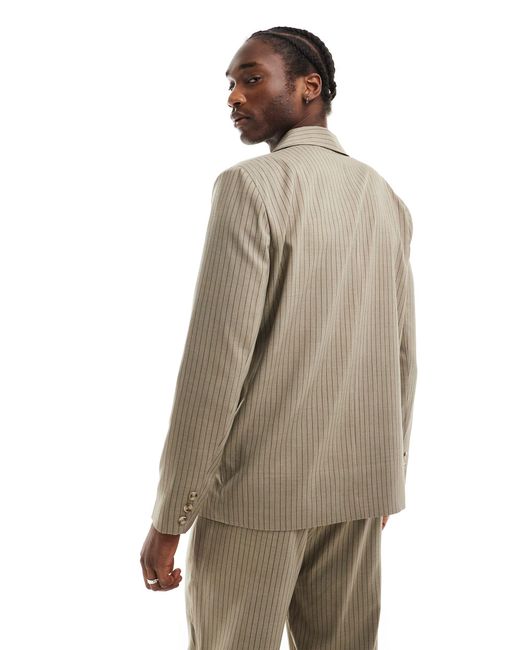 Reclaimed (vintage) Natural Suit Blazer for men