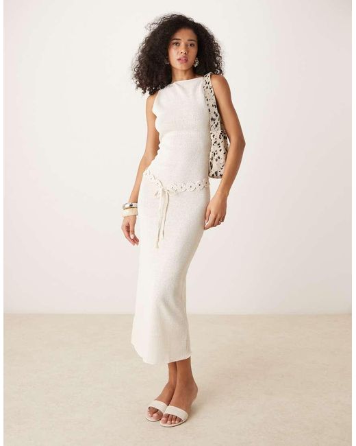 Vestito Midi di Mango in Natural