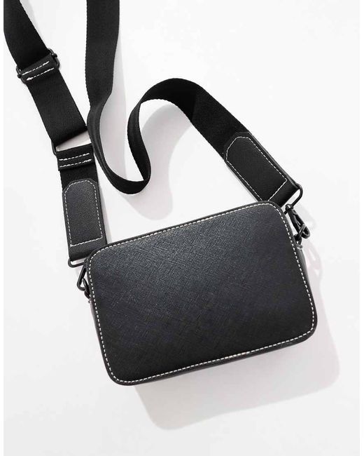 Asos black crossbody bag hotsell