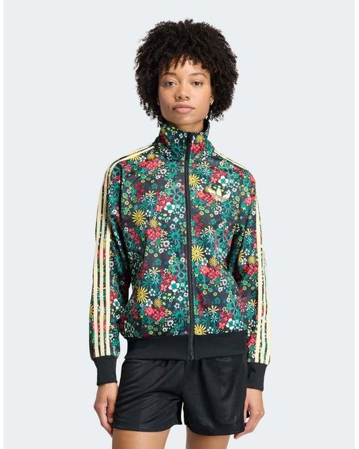 Adidas Originals Green X Liberty London Firebird Track Top