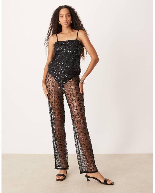 JJXX Black Sequin Top