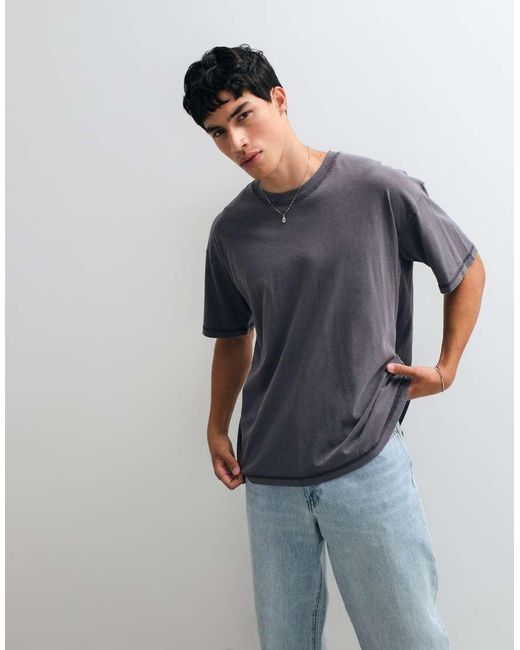 Jack & Jones Blue Oversized T-shirt for men