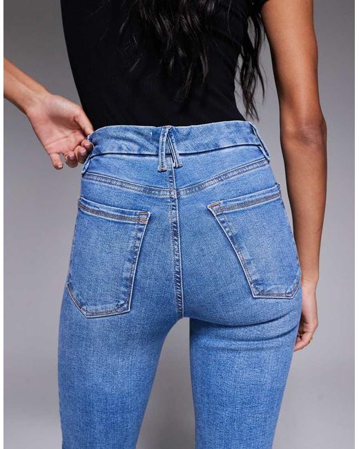 GOOD AMERICAN Blue Always Fits Good Legs Straight Jeans