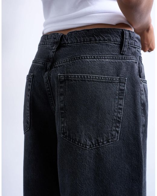 TOPSHOP White Lowrie Low Rise baggy Jean