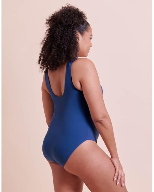 Curvy Kate Blue Deep Dive Non-Wired Swimsuit