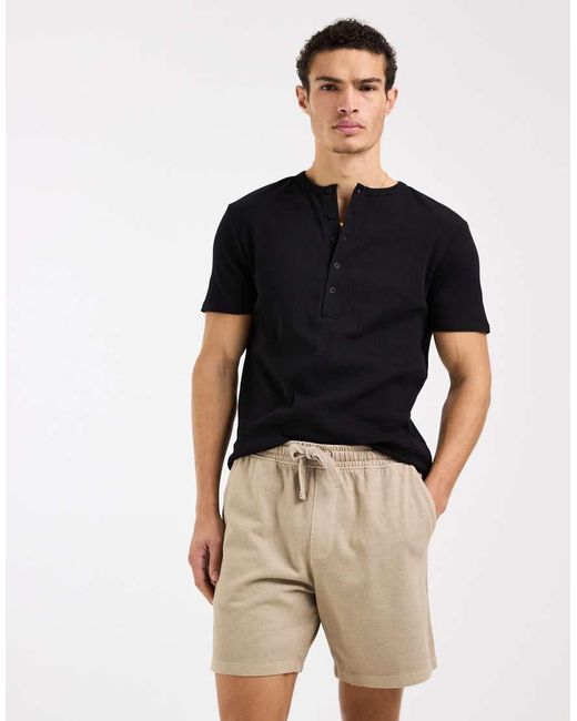 ASOS Multicolor Asos Deisgn Oversized Jersey Short With Back Pocket for men
