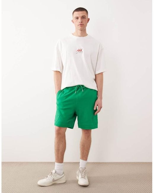 Nike Green Flight Diamond Fleece Short for men