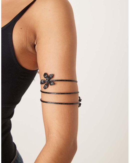ASOS Armband Met Bloemen in het Black