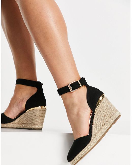Marsha closed best sale toe espadrille wedges