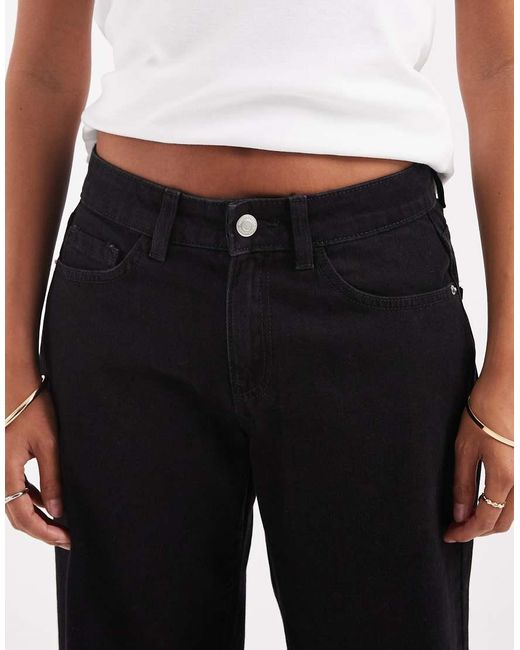 Vero Moda Blue Kirsa Mid Rise Straight Leg Jeans