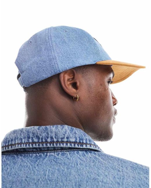 Gant Blue G Badge Denim Baseball Cap for men