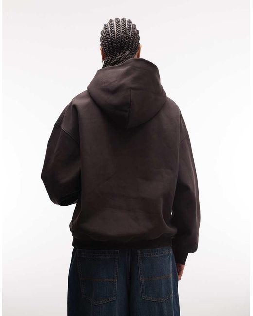 Weekday Black Oversized Heavy Hoodie