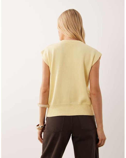 ASOS Natural Button Through Relaxed Tank