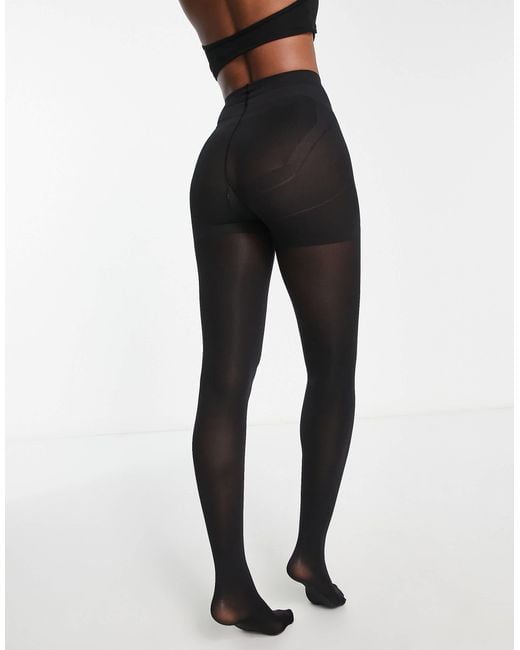 Pieces Black 40 Denier Body Shaping Tights