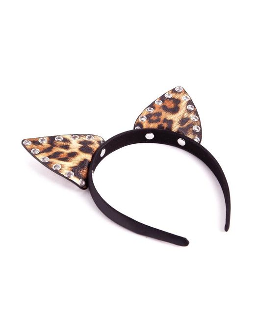 Ann Summers Brown Halloween Leopard Print Pu Cat Ears