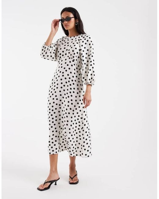 ONLY White Belt Detail Maxi Dress