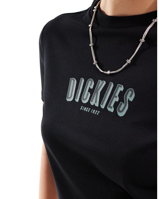 Dickies Black Clarksville Crop T-shirt
