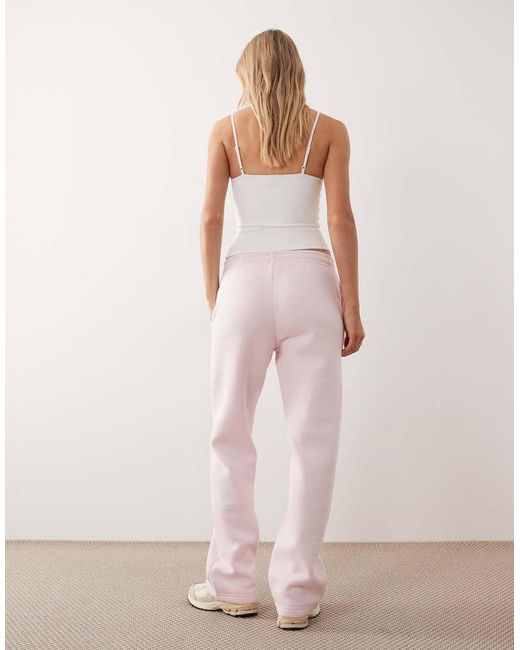 Gina Tricot Pink Loose Fit Straight Leg Sweatpants