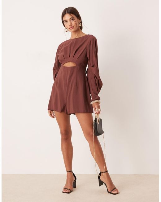 ASOS Brown – playsuit