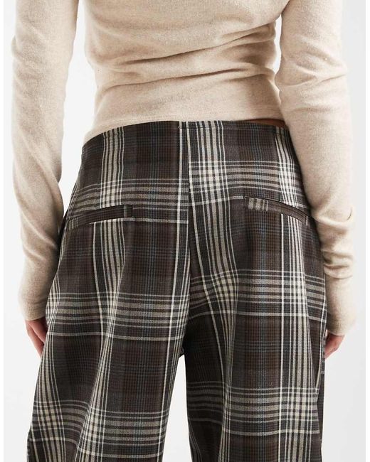 ASOS White No Waistband Straight Leg Trouser