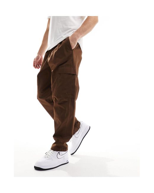 Pantalones cargo marrones Nike de hombre de color Brown