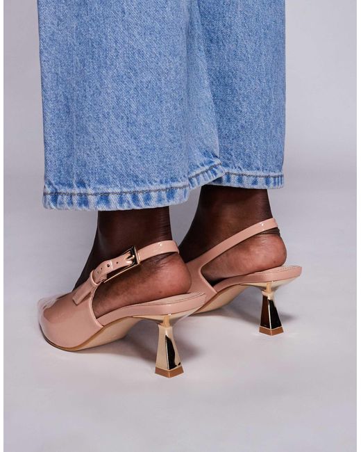 SIMMI Blue Simmi london wide fit – june – spitze schuhe