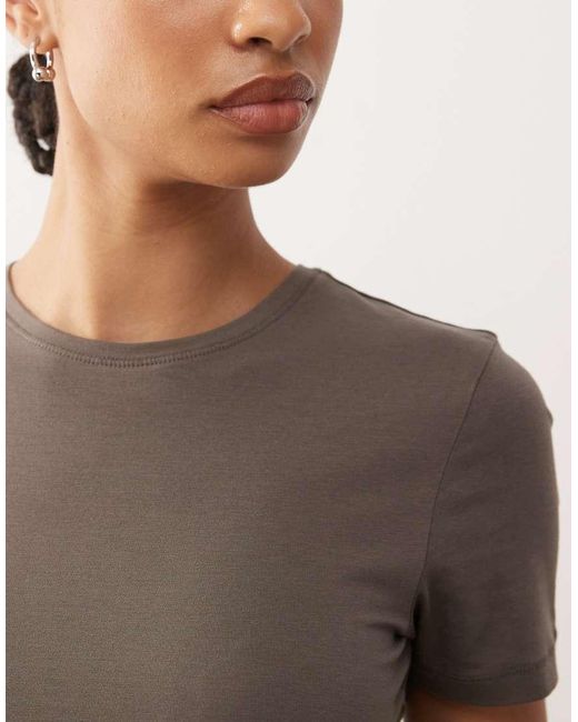 Weekday Brown Slim Fit T-shirt