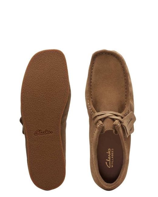 Clarks Blue Wallabee Evo Shoes for men