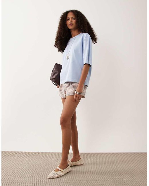 ARKET White Pure Cotton Heavyweight Boxy Fit T-shirt In