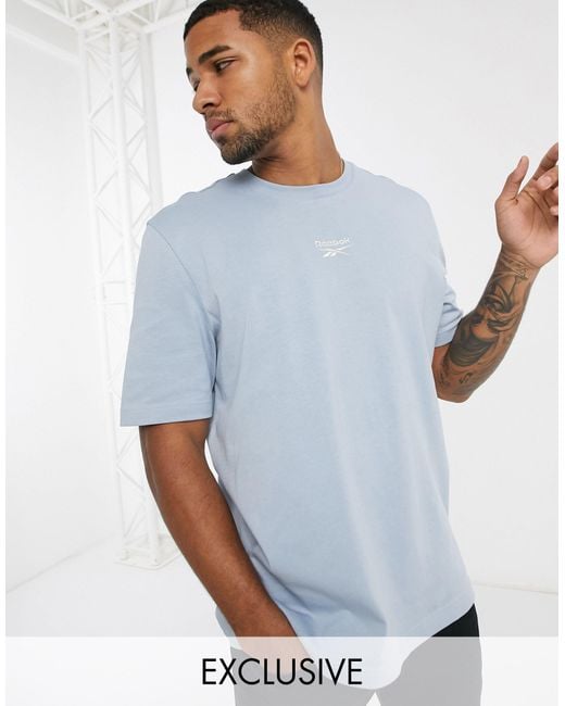 Reebok Classics T-shirt With Central Logo in Blue for Men | Lyst Australia