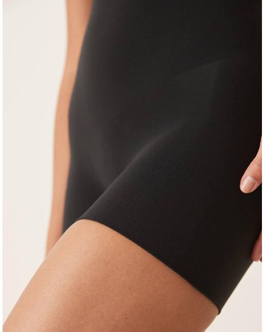 Spanx Black Sculpt Seamless Power High-waisted Short