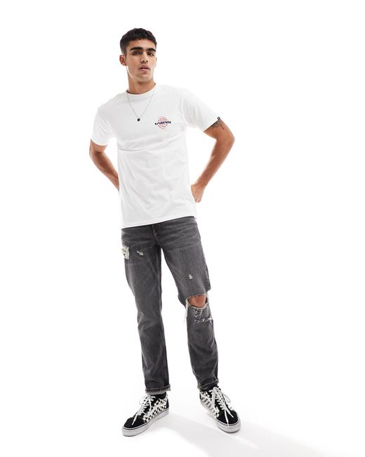 Vans White T-shirt With Back Graphic for men