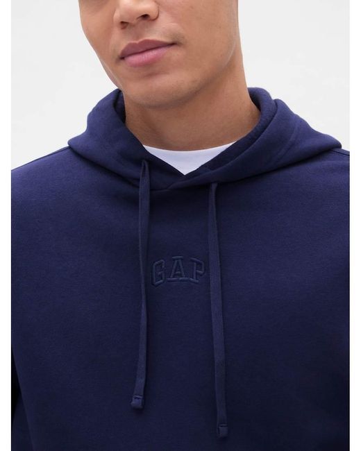 Gap Blue Chest Logo Hoodie for men