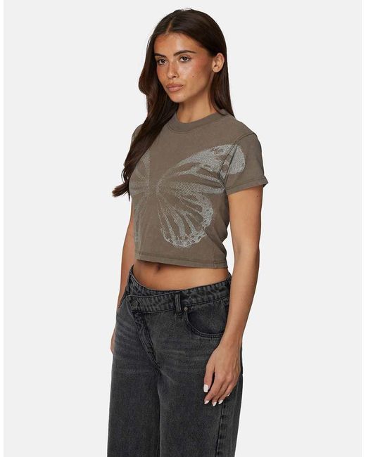 Good For Nothing Black Graphic Cotton Baby Tee
