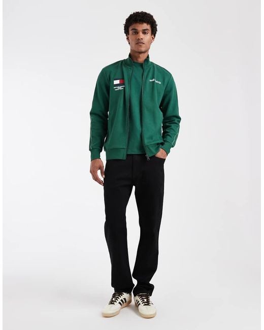 Tommy Hilfiger Green World Cup Track Jacket for men