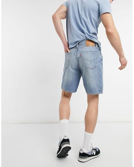 Levi's 469 Loose Fit Denim Shorts in Blue for Men | Lyst UK