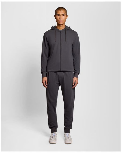 Lyle & Scott Blue Loungewear Lightweight Cuffed Lounge Jogger for men